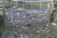 23. Woodcocks Ley Farm gate above ford