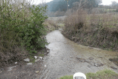 8. Looking downstream from Lea Farm Bridge