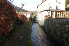 14. Leat runs behind Lady Street