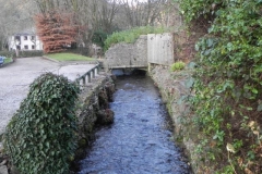 23. Looking upstream to footbridge to Guildhall Terrace