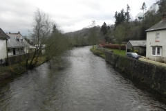 60. Looking downstream from Dulverton Bridge