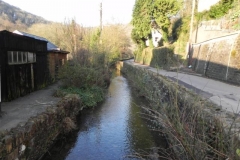 7. Looking upstream to sluice
