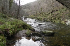 3. Looking Upstream from Chislecombe Bridge