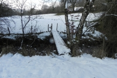 25. Footbridge upstream from Silly Bridge