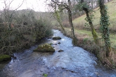 28. Looking upstream from ROW bridge 2124
